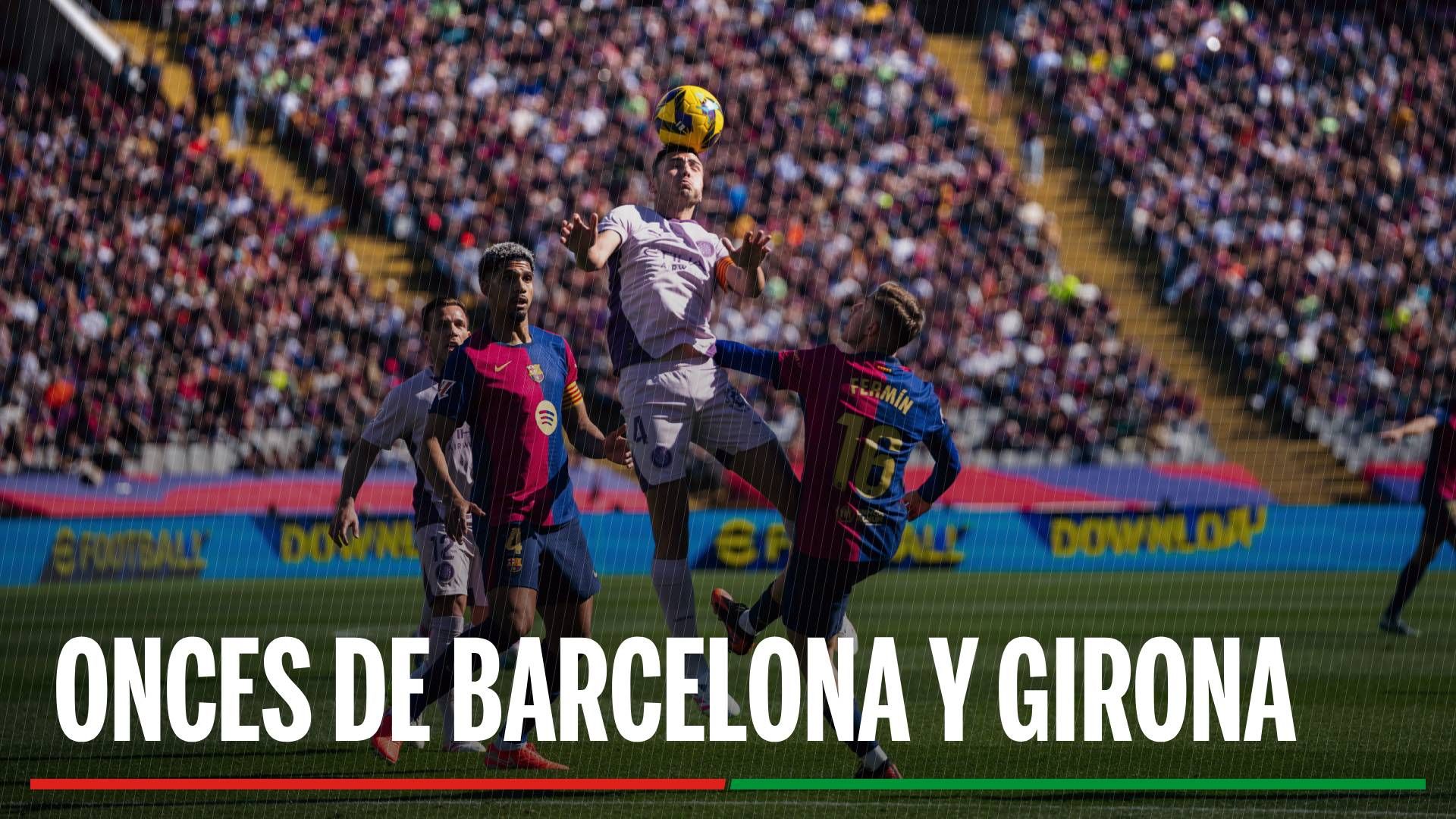 Alineaciones Barcelona - Girona: Alineación confirmada de Barcelona y Girona en la jornada 9 de LaLiga