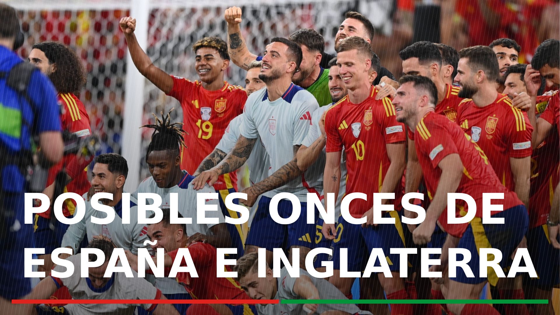 Alineaciones España - Inglaterra hoy: Alineación posible de Luis de la Fuente y Southgate en la final de la Eurocopa 2024