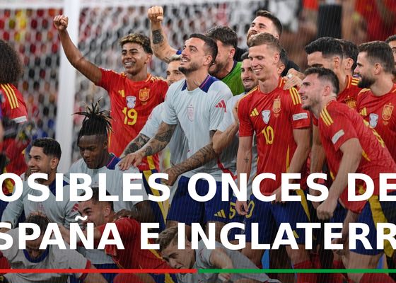 Alineaciones España - Inglaterra hoy: Alineación posible de Luis de la Fuente y Southgate en la final de la Eurocopa 2024