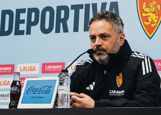 David Navarro se sincera sobre su futuro como entrenador del Real Zaragoza