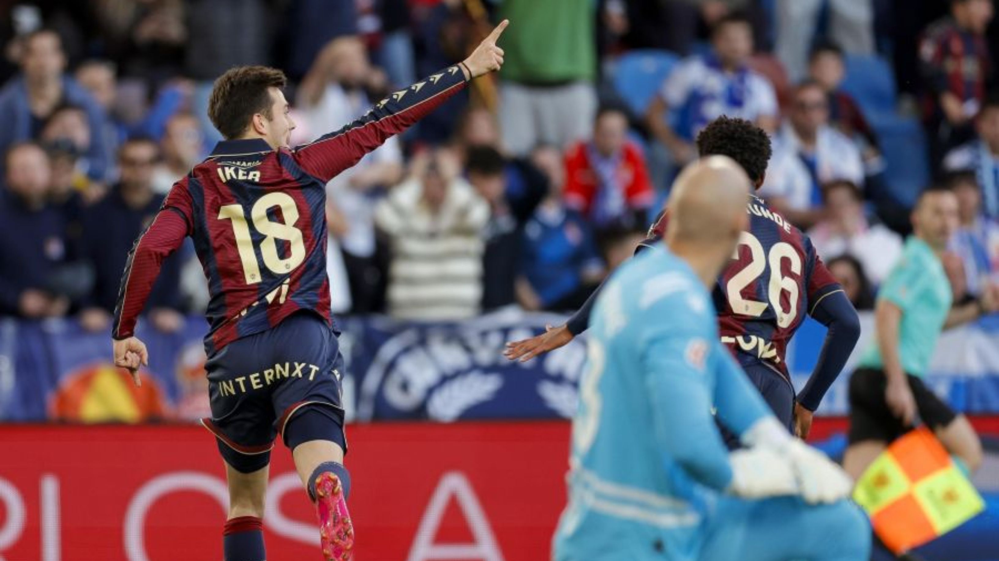 Levante 1-1 Espanyol: Iker Losada y Carlos Romero firman tablas con dos golazos