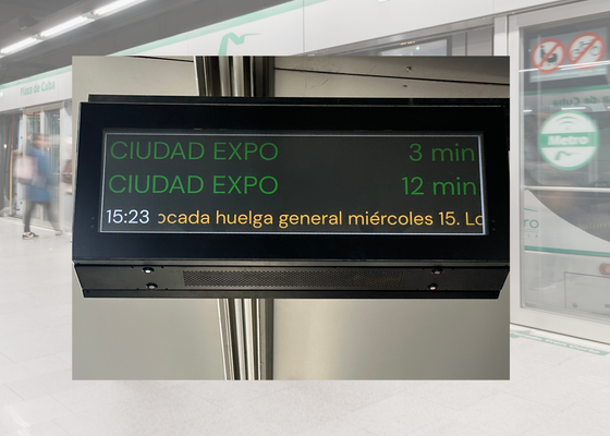 Se mantiene la huelga del 15 de octubre por Palestina: Metro de Sevilla anuncia reducción de servicios