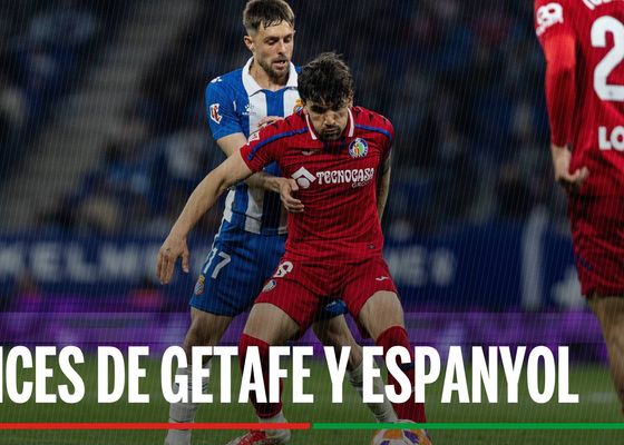 Alineaciones Getafe - Espanyol: Alineación confirmada de Getafe y Espanyol en la jornada 16 de LaLiga