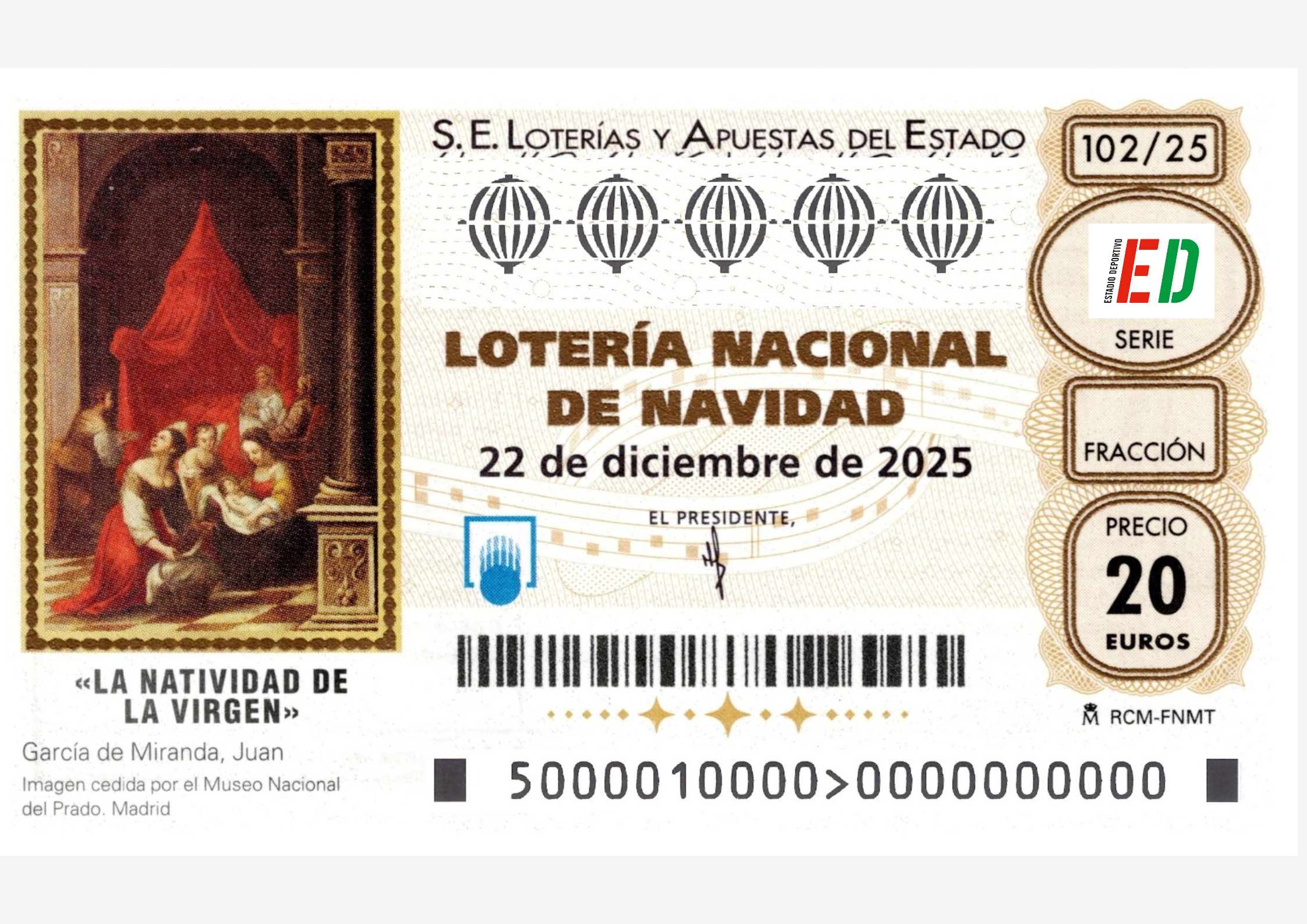 El Gordo de la Lotería de Navidad 2025 es el 79432: consulta el resto de premios