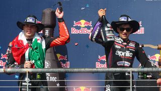 Aprilia deja clara su norma y da comienzo a la guerra entre Jorge Martín y Bezzecchi