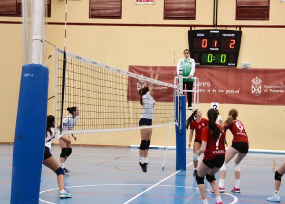 Los deportistas se citaron en Badolatosa para disputar la penúltima jornada de la temporada de voleibol