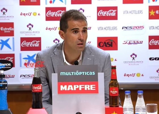 El día que Garitano se marchó la rueda de prensa por hablar en euskera en Almería