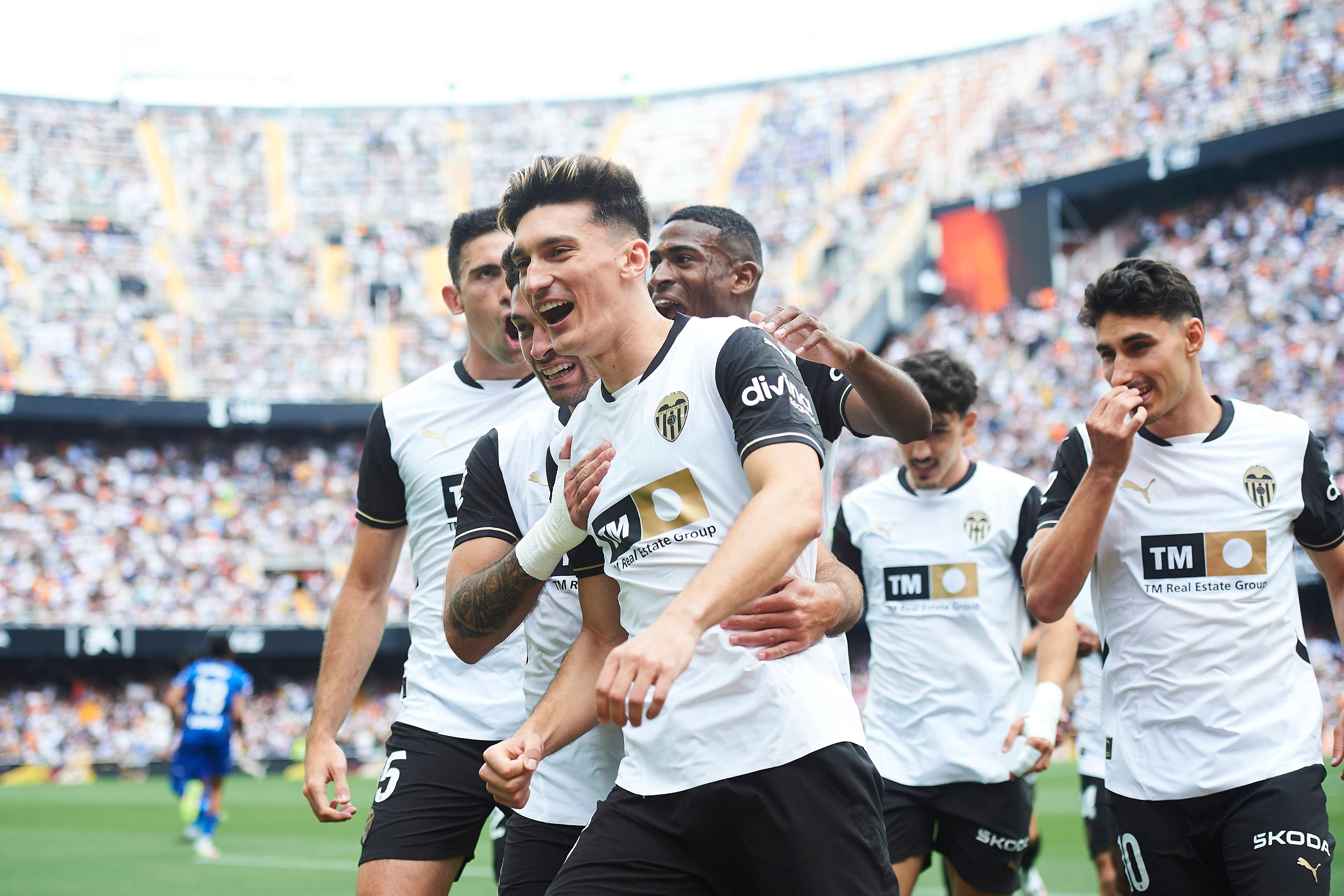 Valencia 3-0 Getafe: Pepelu y Hugo Duro avasallan y acercan Europa 