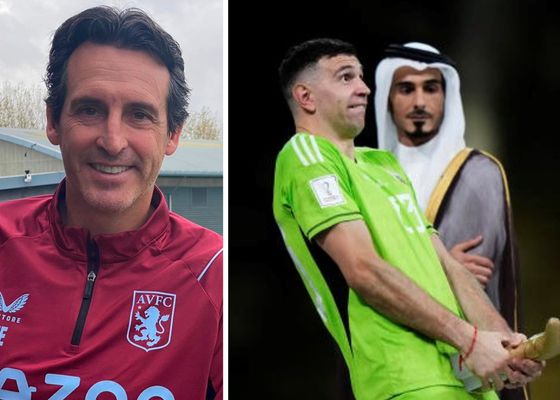 Emery reprende a Dibu Martínez mientras sueña con Bono