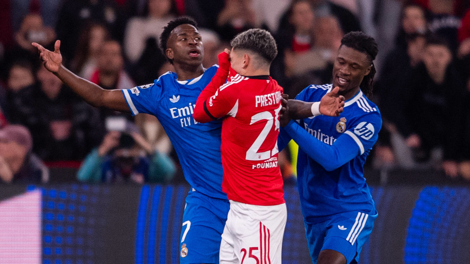 Prestianni, sancionado con dureza por la UEFA tras los insultos racistas a Vinicius