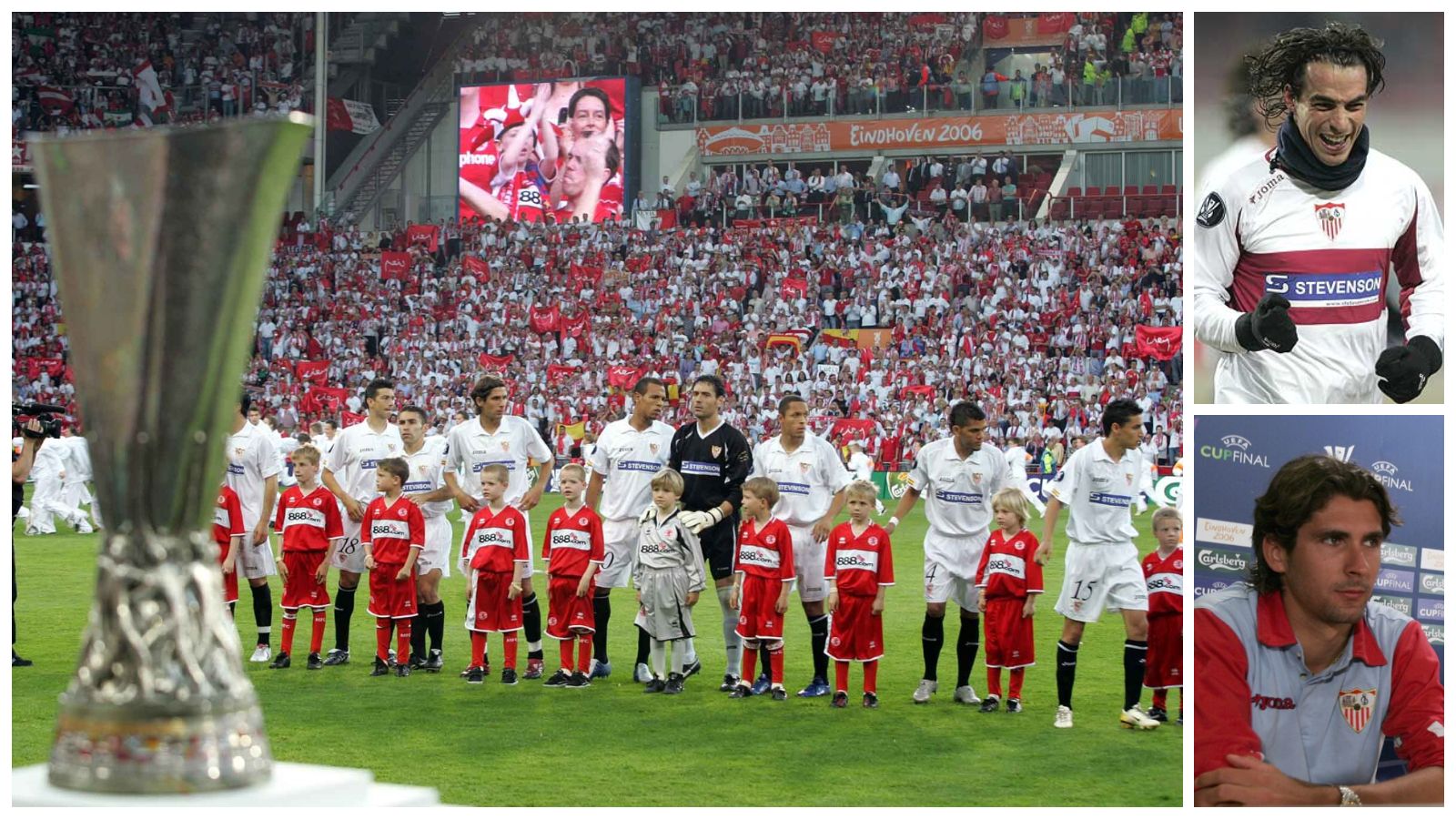 Eindhoven, 20 años después: Escudé y Jordi López recuerdan la primera Europa League del Sevilla FC en ESTADIO Deportivo 