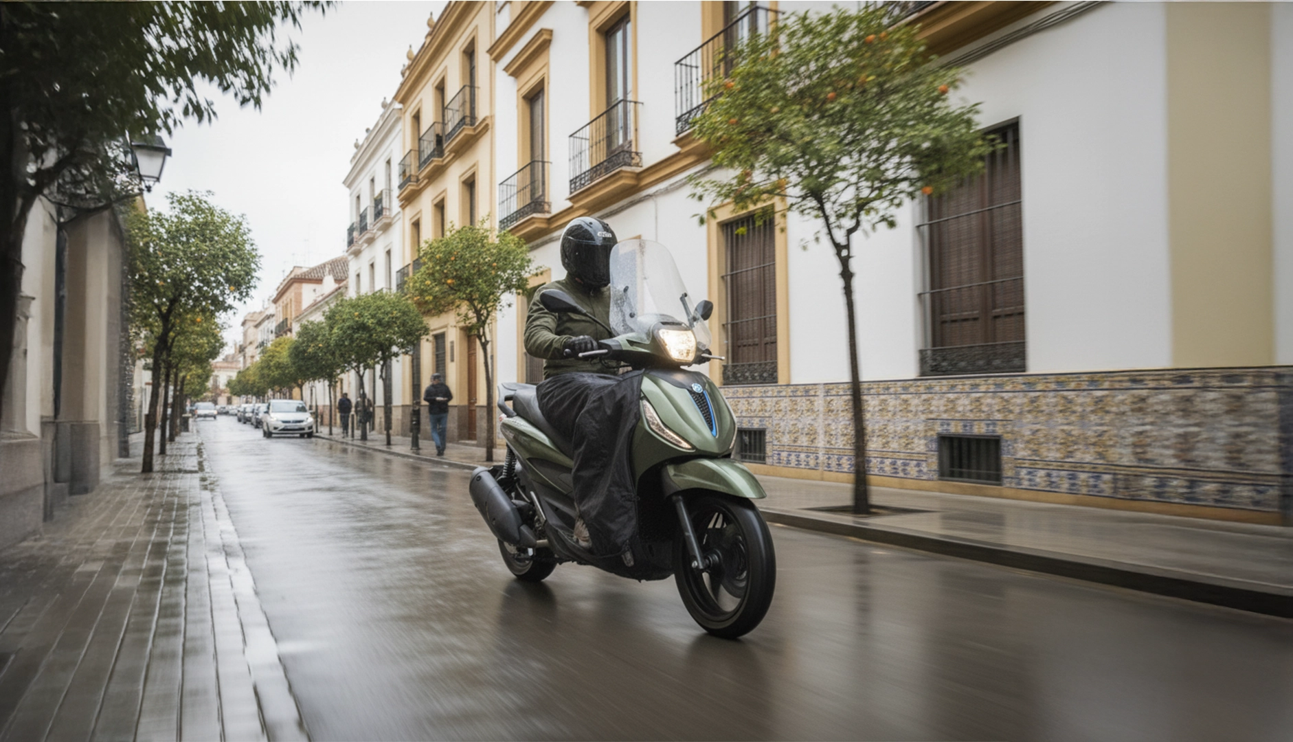 ¿Quién dijo que el invierno y la moto no se llevan bien?