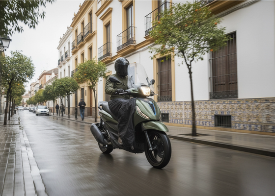 ¿Quién dijo que el invierno y la moto no se llevan bien?