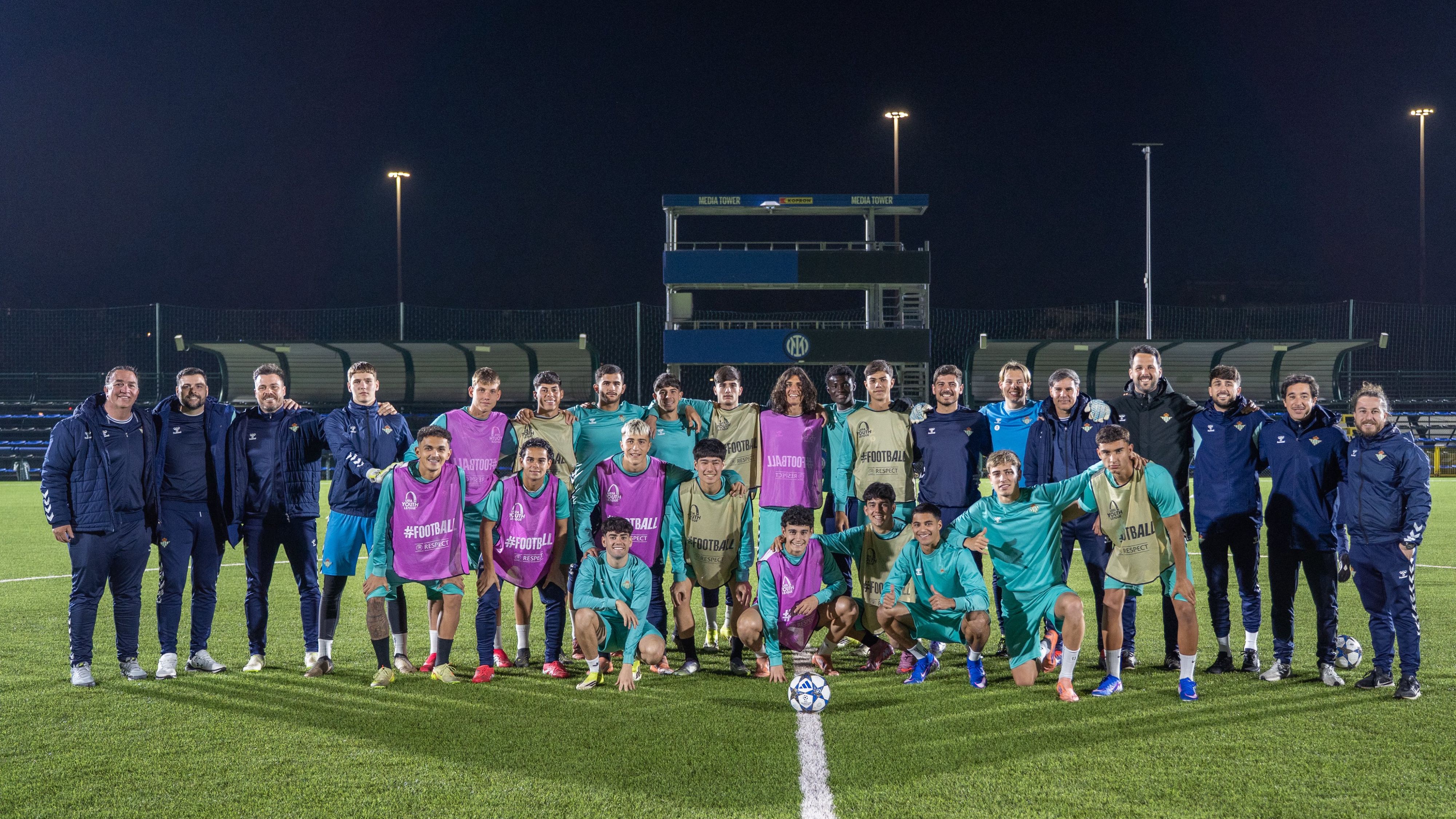 El juvenil A, a hacer historia en Milán: dónde ver el Inter-Betis de octavos de la Youth League