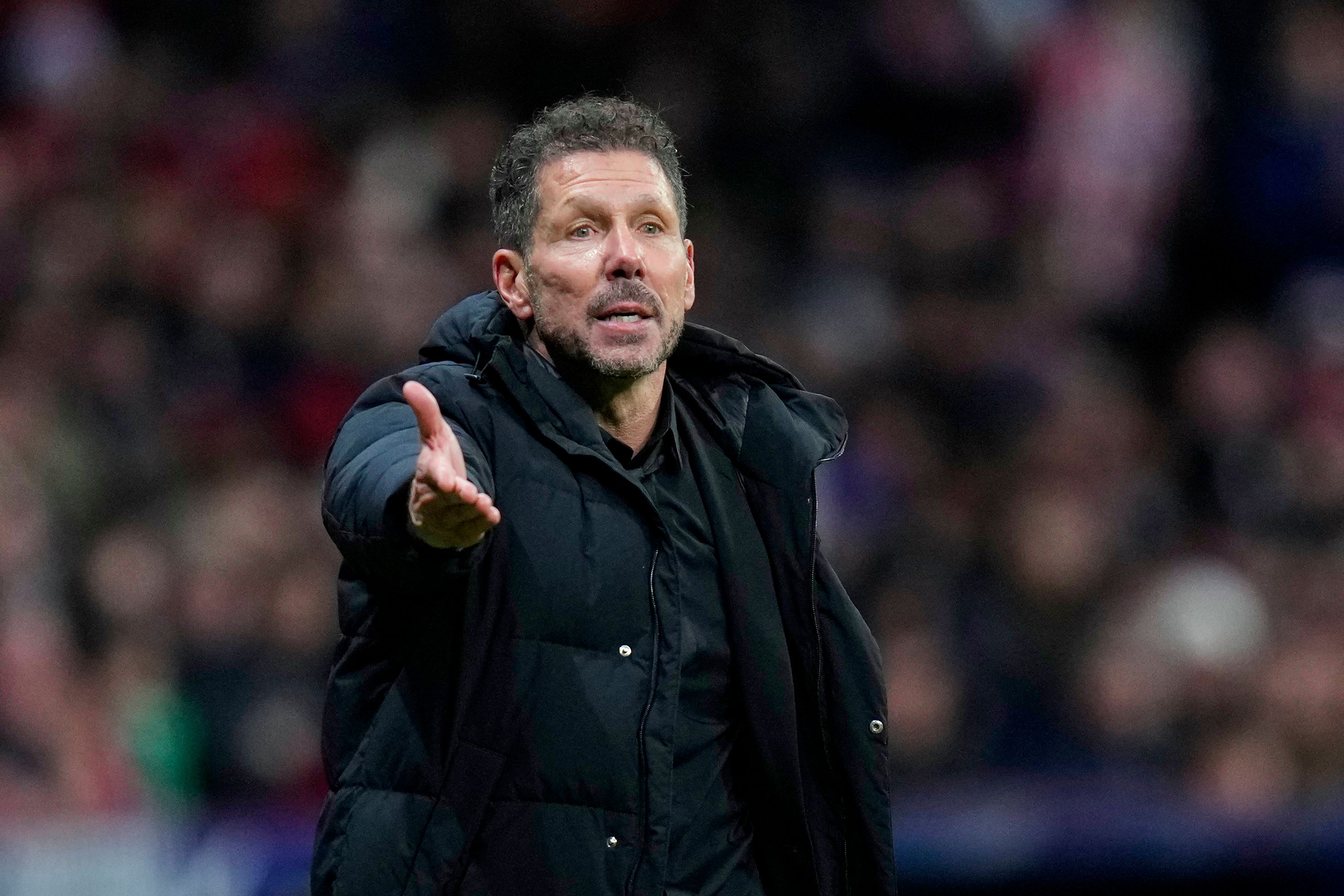 Simeone, técnico del Atlético de Madrid: "Si me pedís una palabra que sintetice el sentimiento que tengo por este club, no la encuentro"