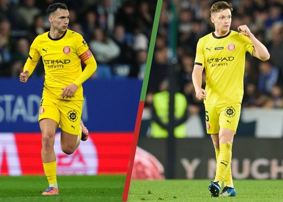 El Girona busca cerrar el futuro de Arnau Martínez y Tsygankov