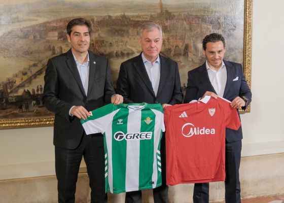 Del Nido Carrasco y Ángel Haro, unidos por el "mejor derbi del mundo"