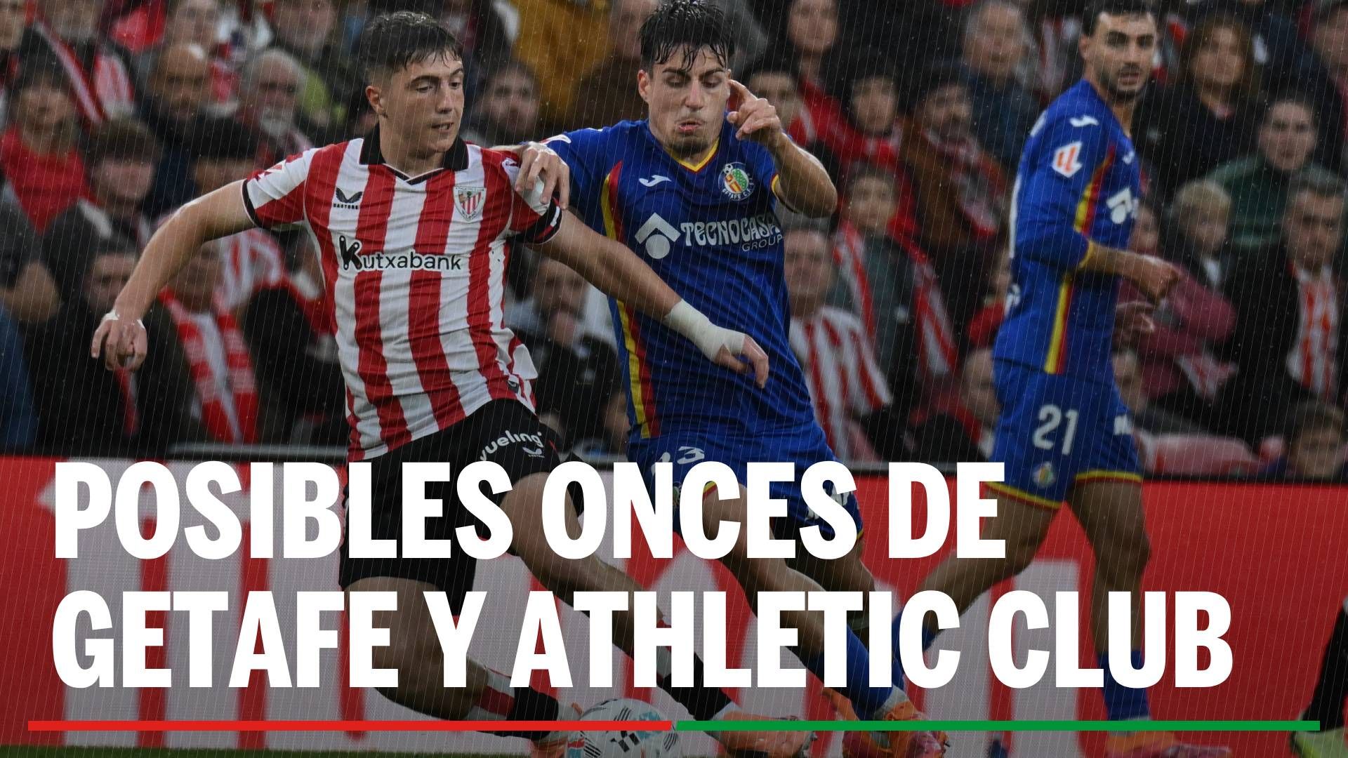 Alineaciones del Getafe - Athletic Club: Alineaciones para el partido de hoy de LaLiga EA Sports