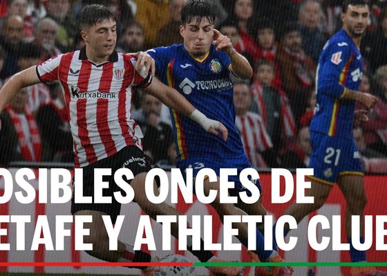 Alineaciones del Getafe - Athletic Club: Alineaciones para el partido de hoy de LaLiga EA Sports