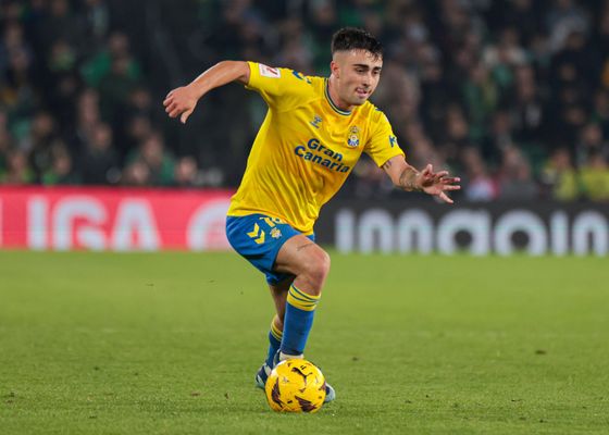 Alberto Moleiro no estará disponible para el partido entre Las Palmas y el Espanyol