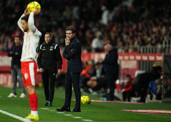 Marcelino se queda sin excusas: "﻿El Girona fue mejor, hemos estado regulares tirando a flojos"