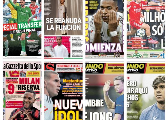 José Ángel Carmona, Iker Losada, Mbappé... Así vienen las portadas