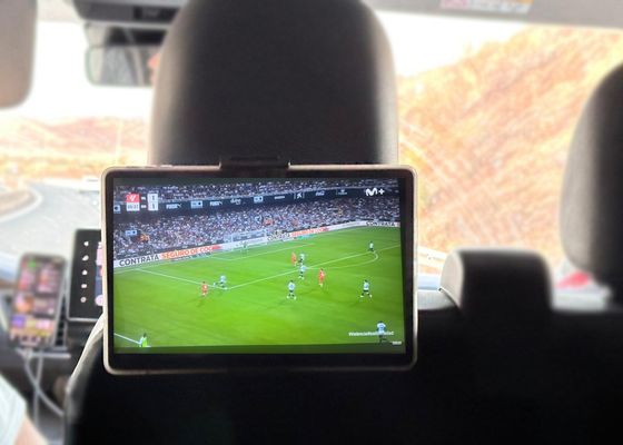 Para ver el fútbol en la playa, en el coche... o hasta en la cocina