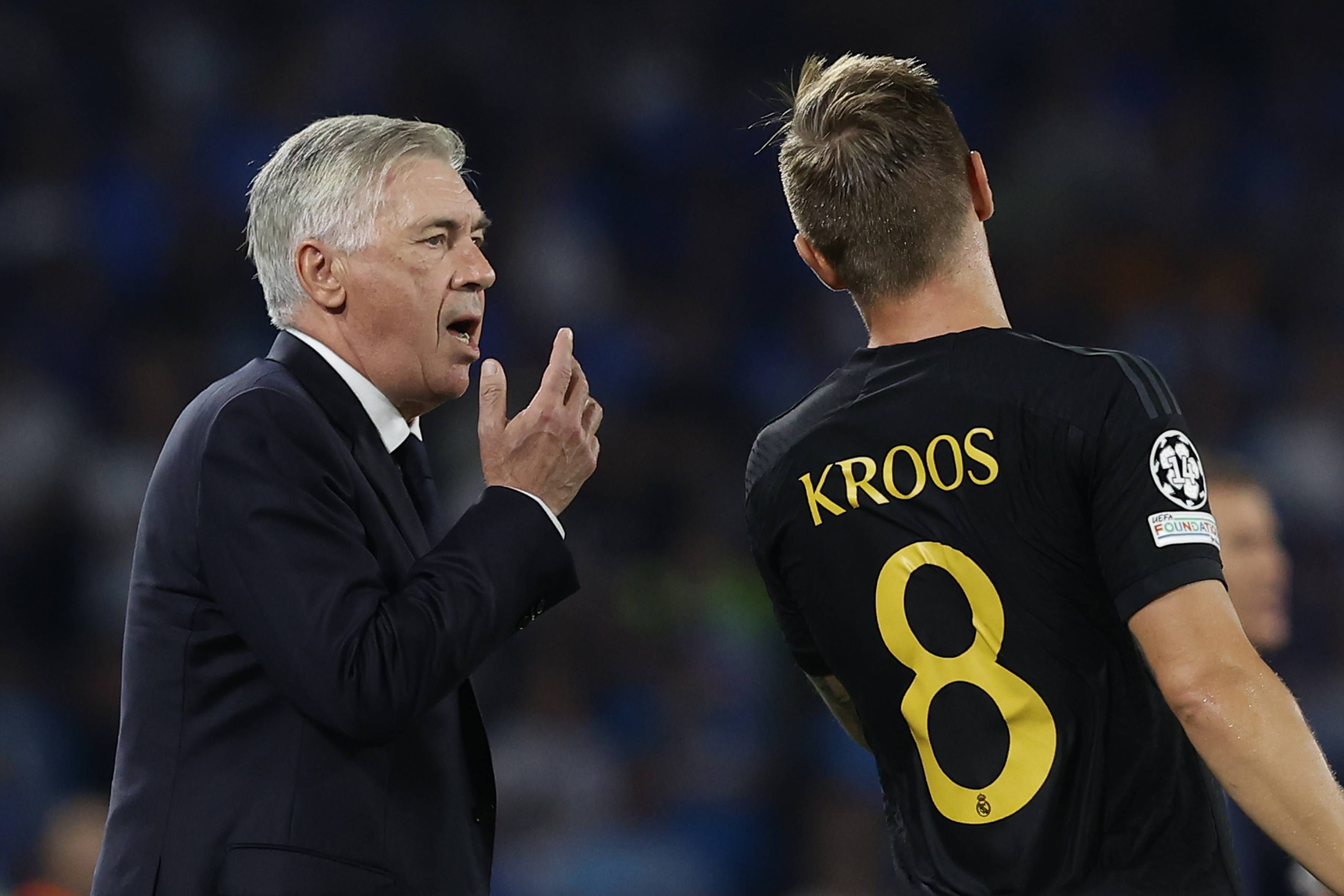 Ancelotti tiene clara la renovación de Kroos: "Él tiene huevos"