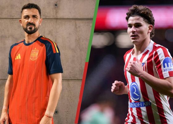David Villa no se 'moja' para aconsejar a De la Fuente pero sí con Julián Álvarez: "Un delantero total" 