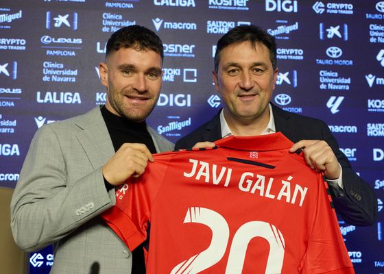 Javi Galán en su presentación: "Estoy donde quiero estar, Osasuna va mucho con mi identidad"