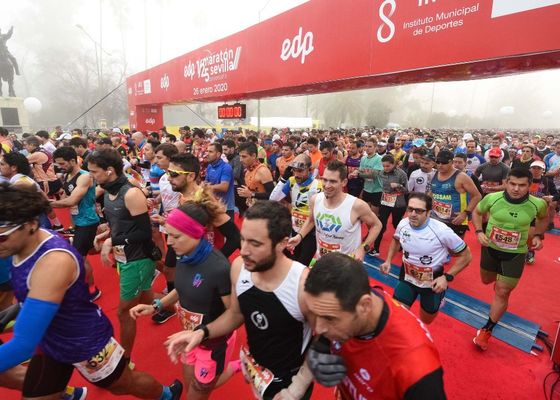 El Medio Maratón de Sevilla agota dorsales y bate varios récords