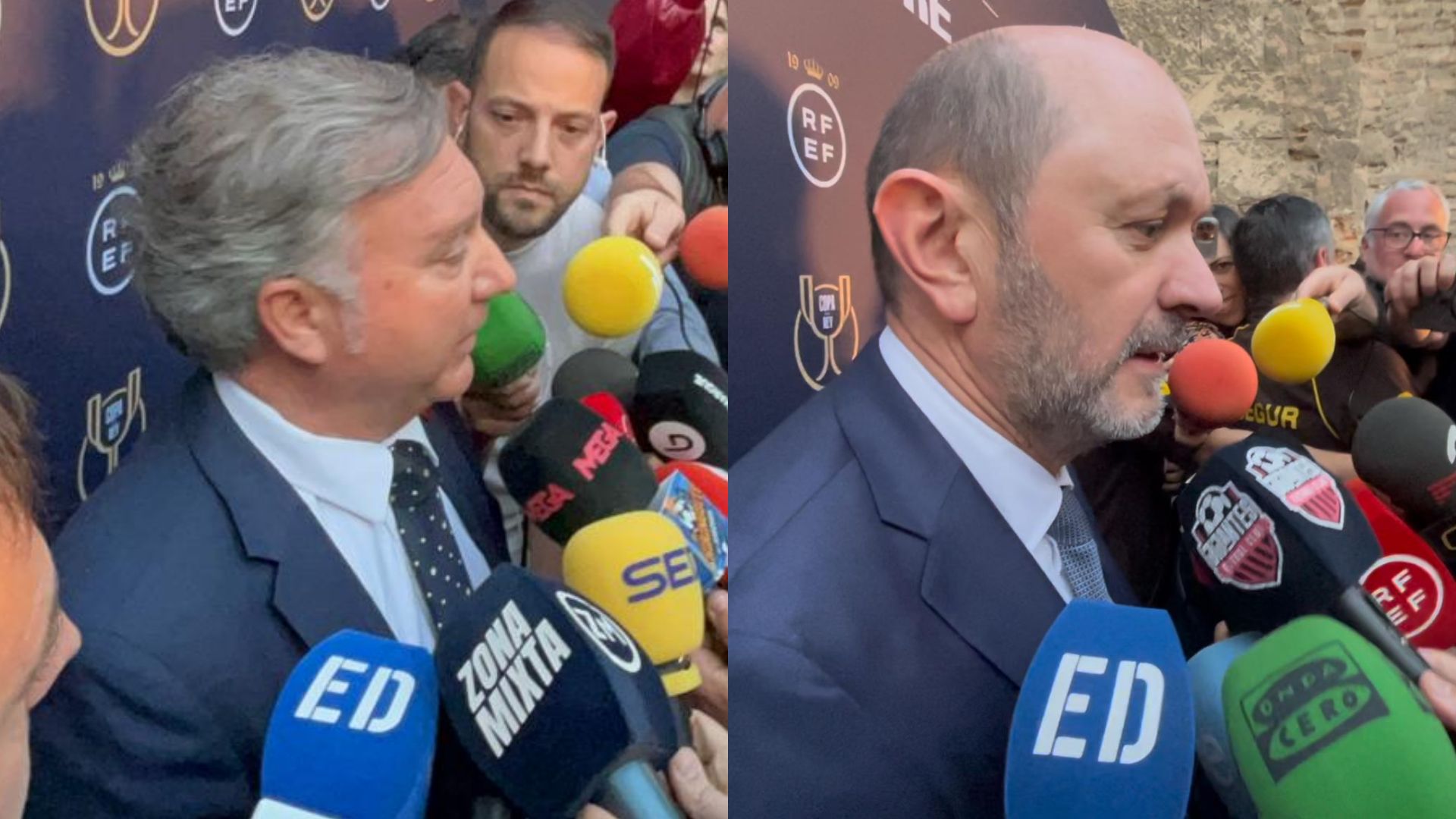 Medina Cantalejo y Louzán confían en que la final se juegue