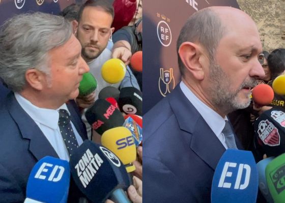 Medina Cantalejo y Louzán confían en que la final se juegue