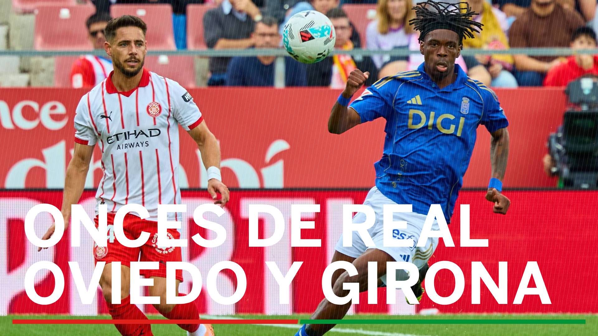 Alineaciones Oviedo - Girona: Alineación de Oviedo y Girona en la jornada 22 de LaLiga