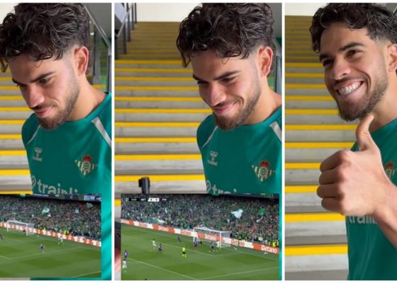 Efeméride agridulce en el Betis: así reacciona Abde al ver su 'gol fantasma'