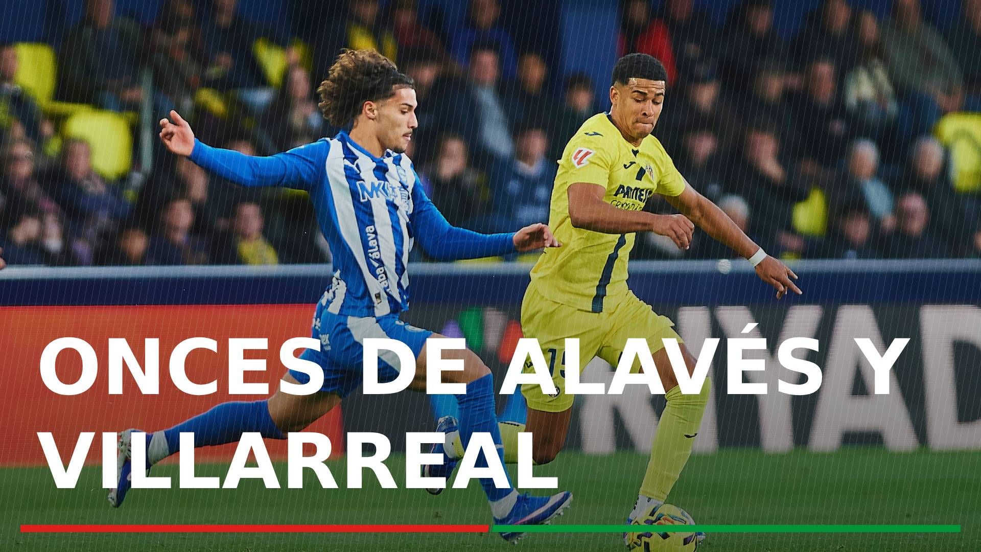 Alineaciones Deportivo Alavés - Villarreal: posibles onces del Alavés y Villarreal en el partido de la jornada 28 de LaLiga EA Sports