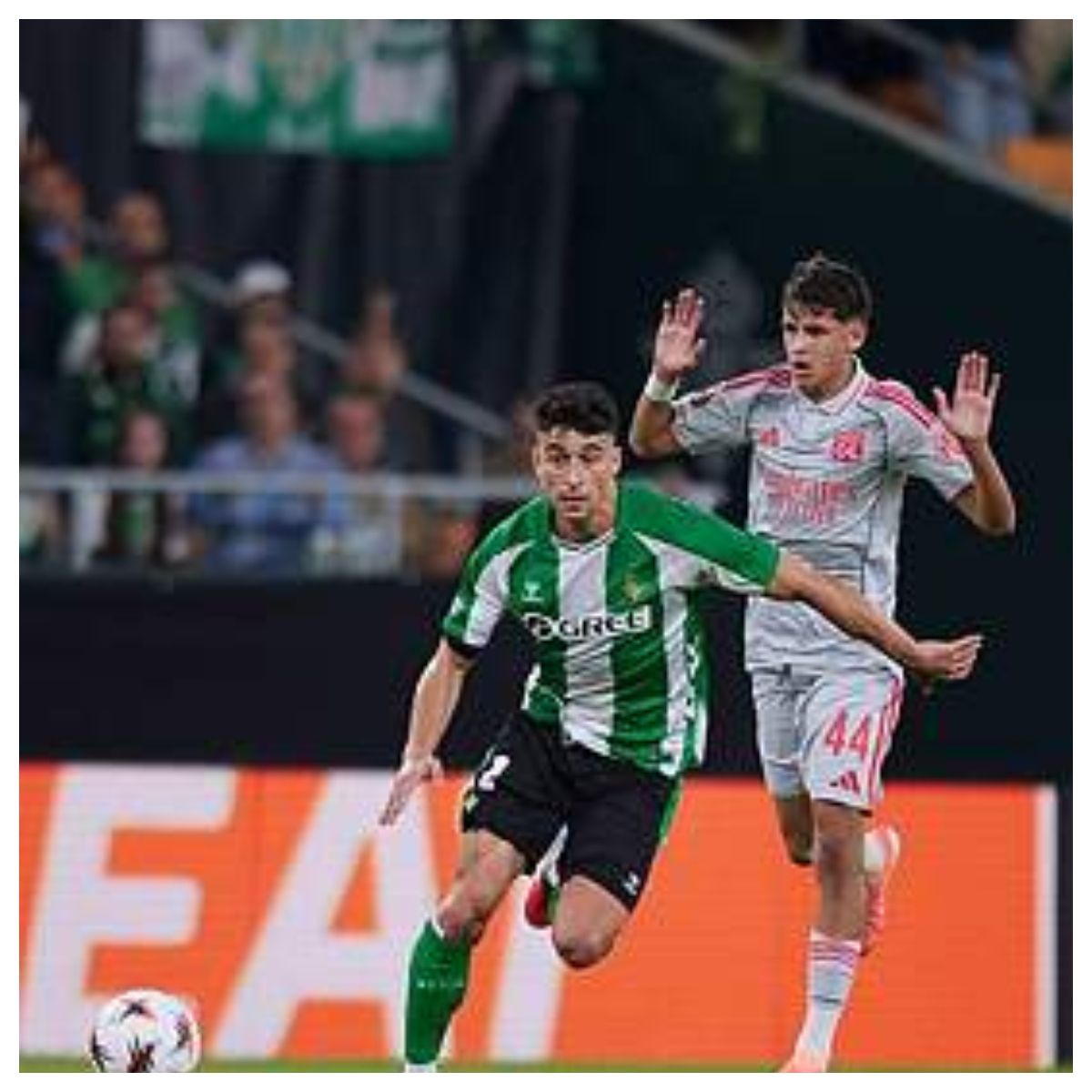 La afición del Betis no confía en el pase directo a octavos de la Europa League