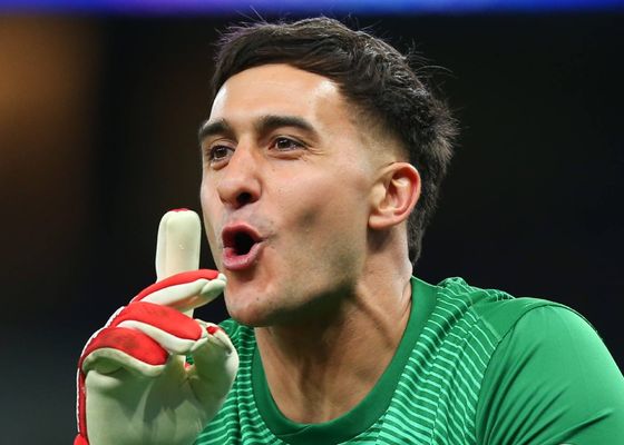 Musso, portero del Atlético de Madrid, sobre el Barcelona: "Ya lo hemos eliminado"