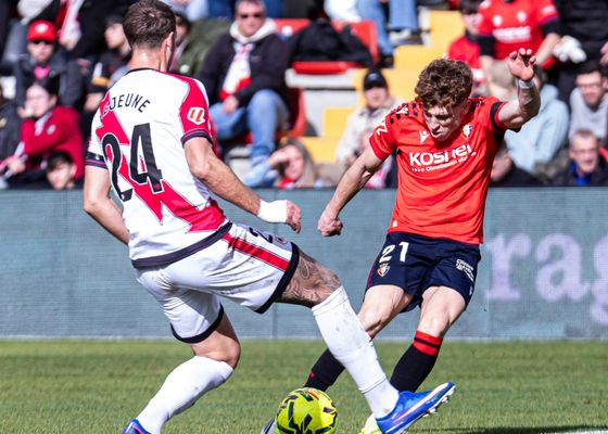 Rayo 1-3 Osasuna: El 'rayo' Víctor Muñoz fulmina a Vallecas entero