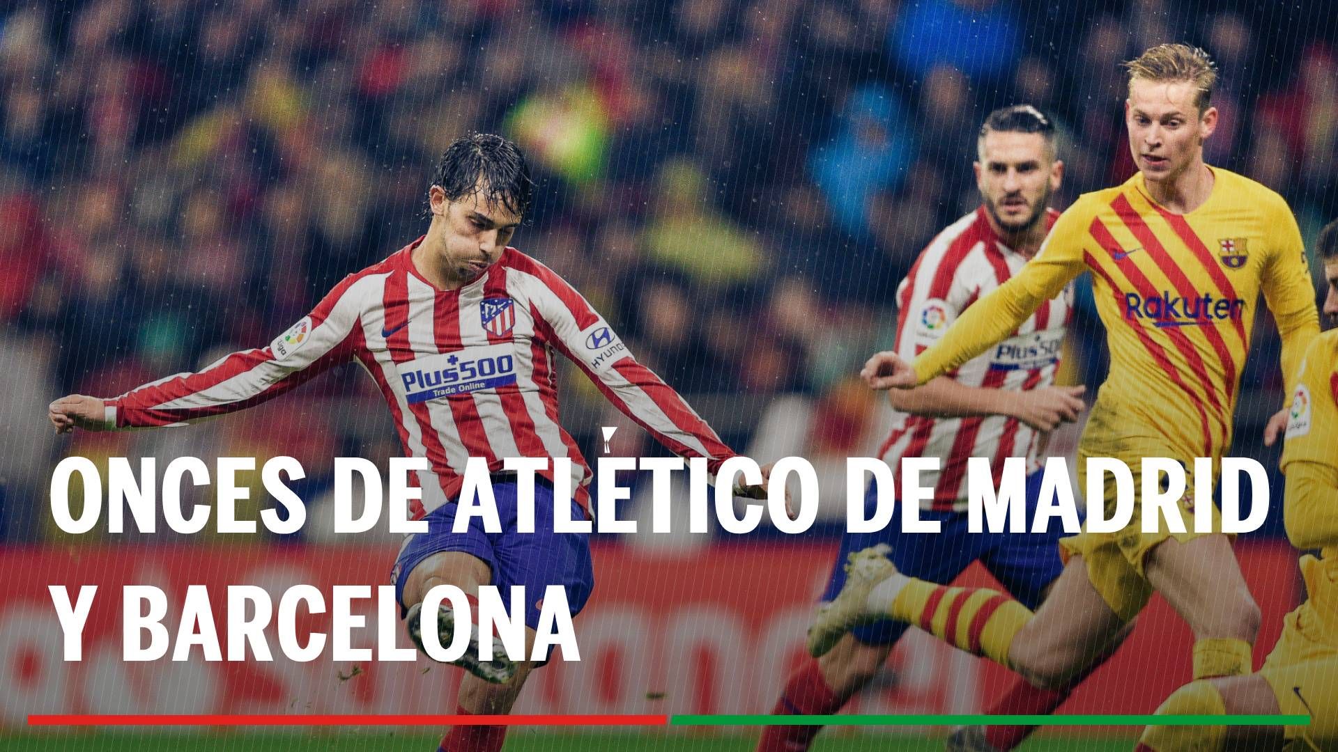 Alineaciones Barcelona - Atlético de Madrid: Alineaciones del Barcelona y Atlético de Madrid en el partido de hoy de LaLiga EA Sports