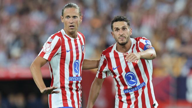 La plantilla del Atlético de Madrid echa la vista atrás y se lamenta : "Hemos ido a remolque todo el partido"