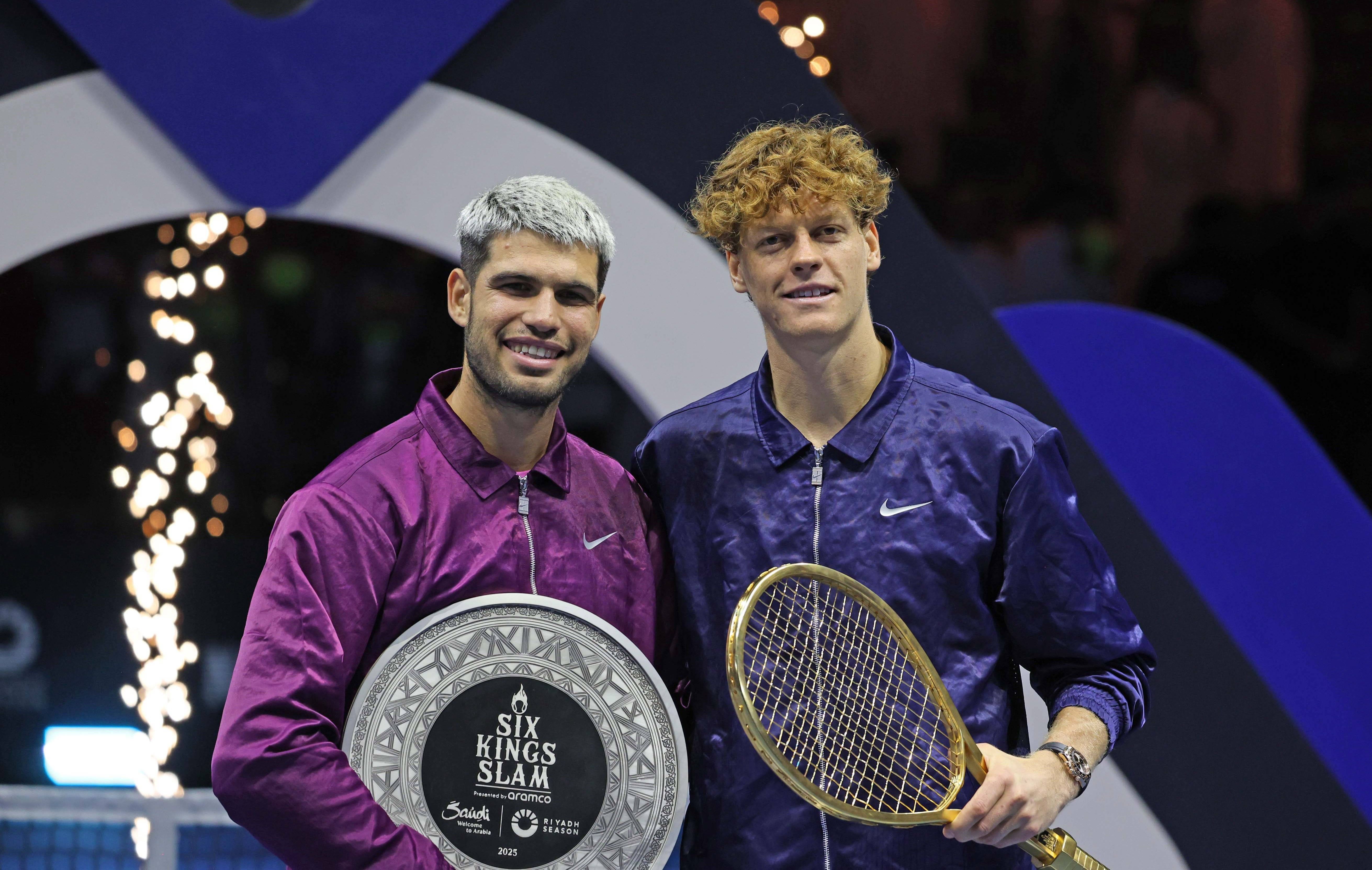 Sinner se impone a Carlos Alcaraz gracias a su victoria en el Six Kings Slam