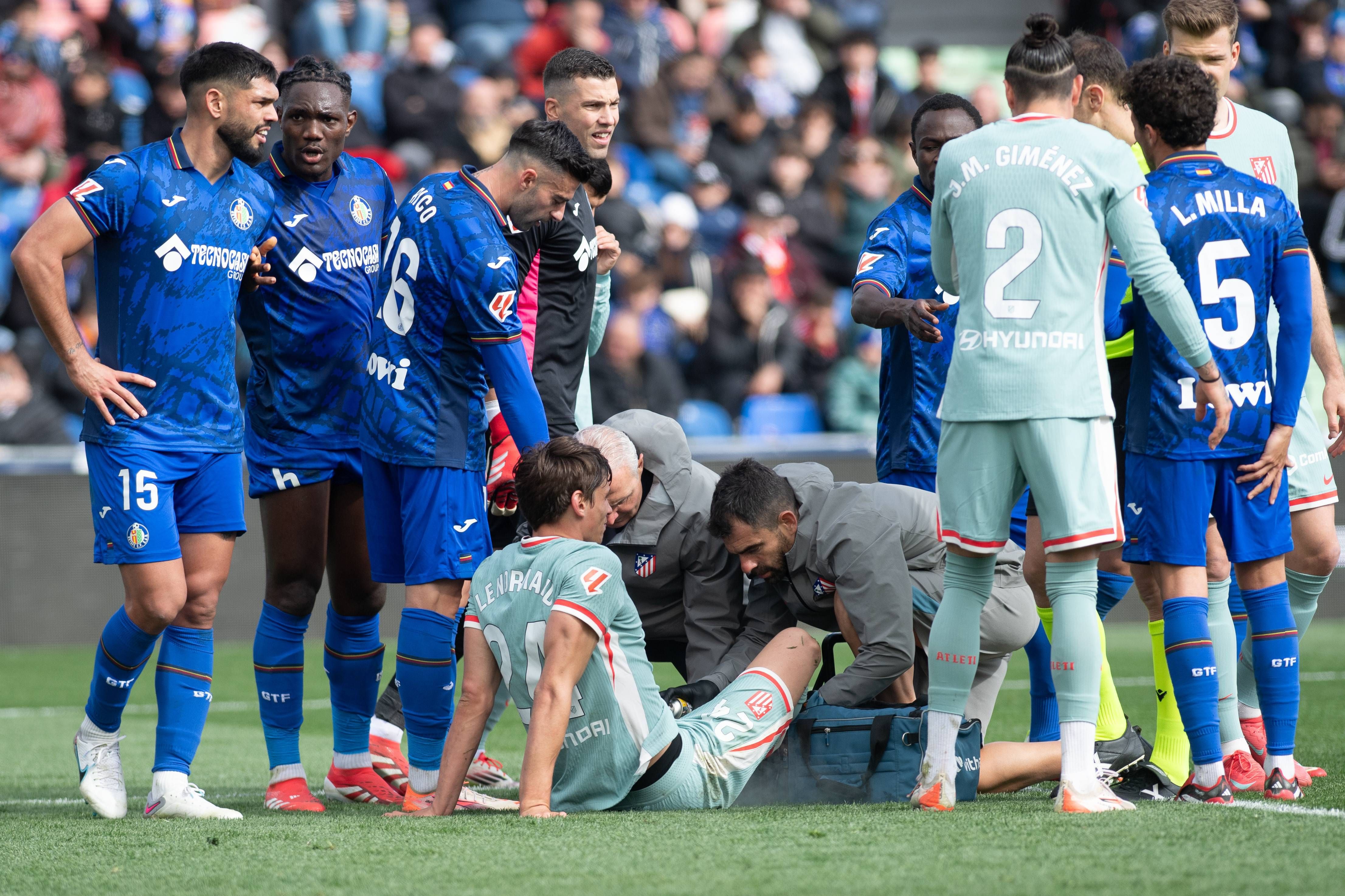 Preocupación en el Atleti antes del derbi y el Barça