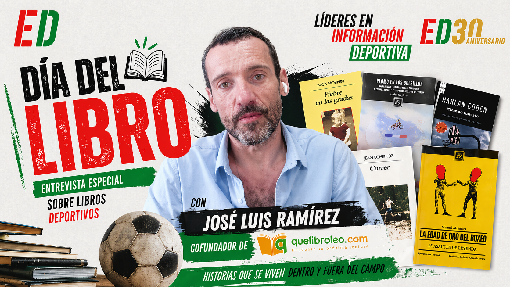 Del césped al papel: las recomendaciones de ESTADIO Deportivo para acertar en el Día del Libro
