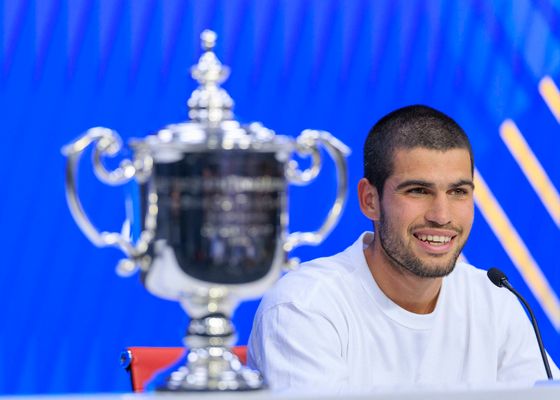 Carlos Alcaraz, irreconocible tras el US Open