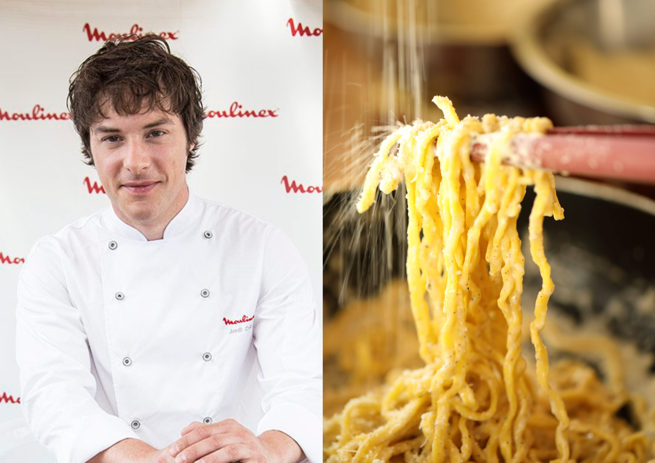 Jordi Cruz, jurado de MasterChef: ''En una buena pasta carbonara no puede faltar el Pecorino romano''
