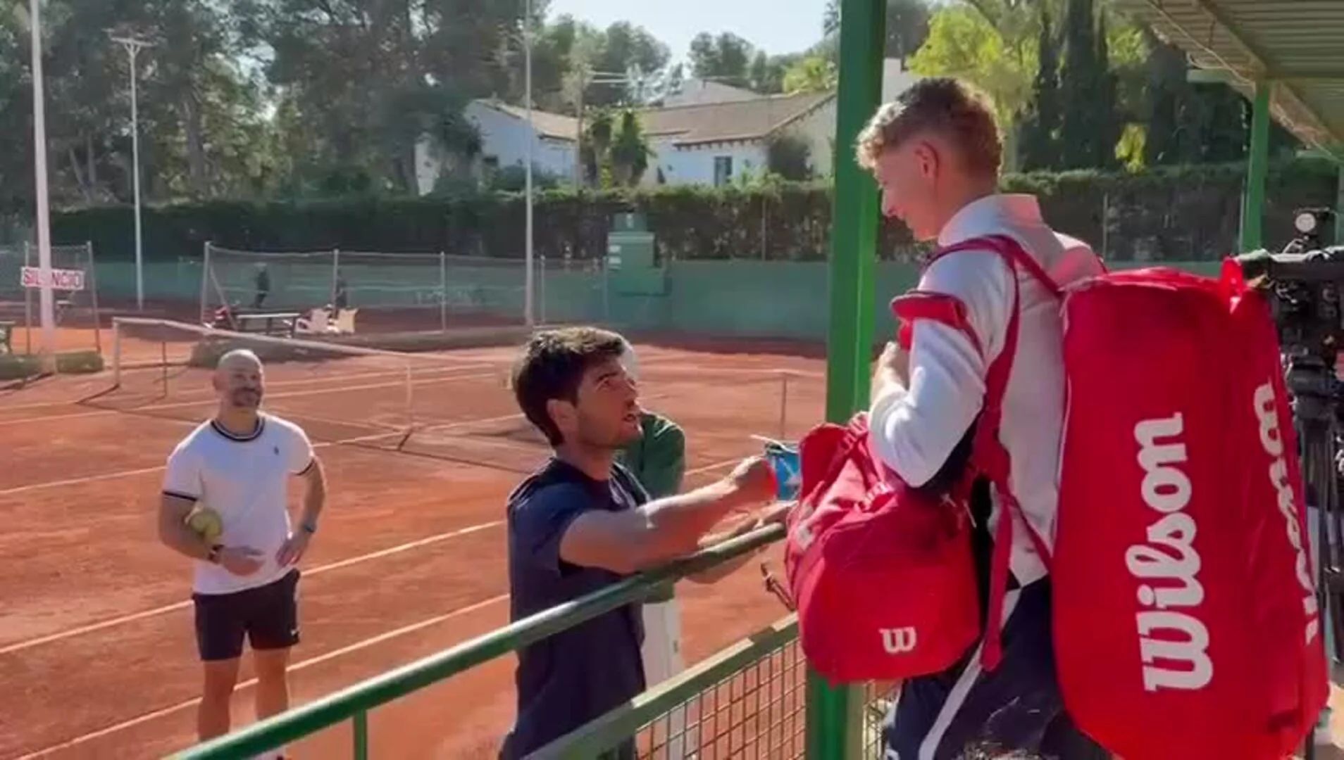 Alcaraz se pone a punto para Montecarlo con Landaluce