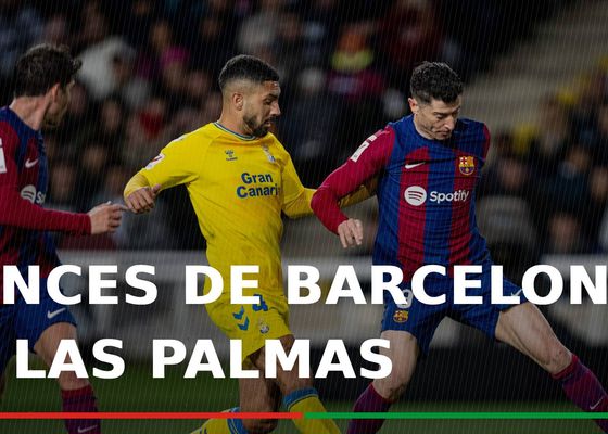 Alineaciones Barcelona - Las Palmas: Alineación del Barcelona y Las Palmas en el partido de hoy de LaLiga EA Sports