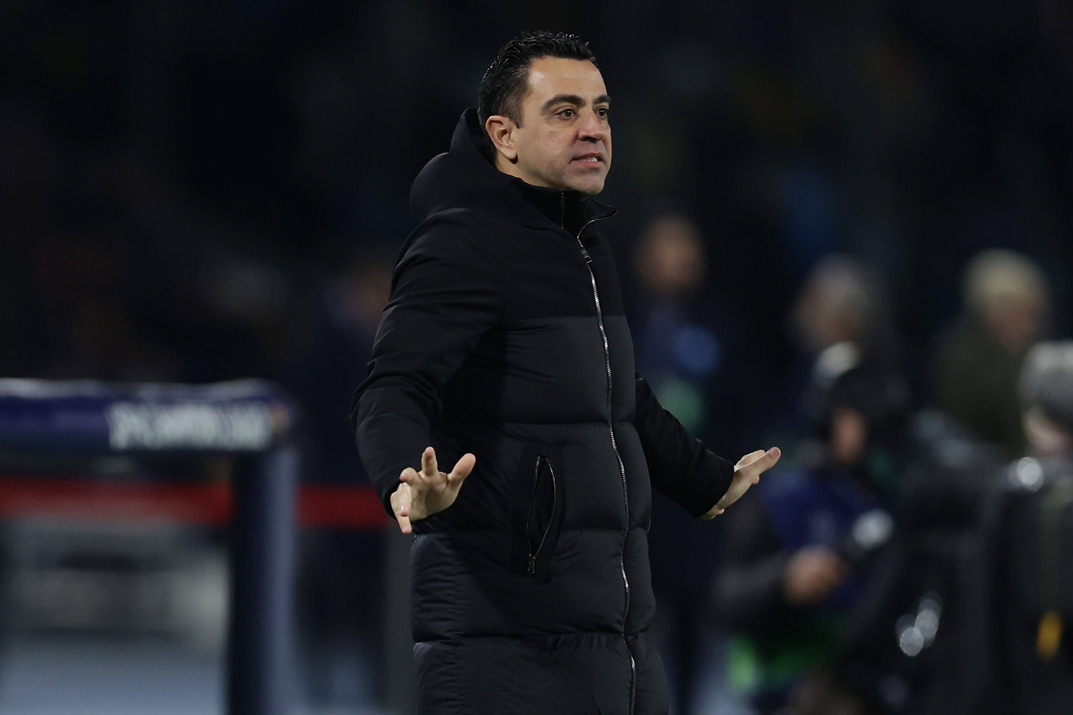 Xavi: "Estamos a tiempo en LaLiga y en la Champions"