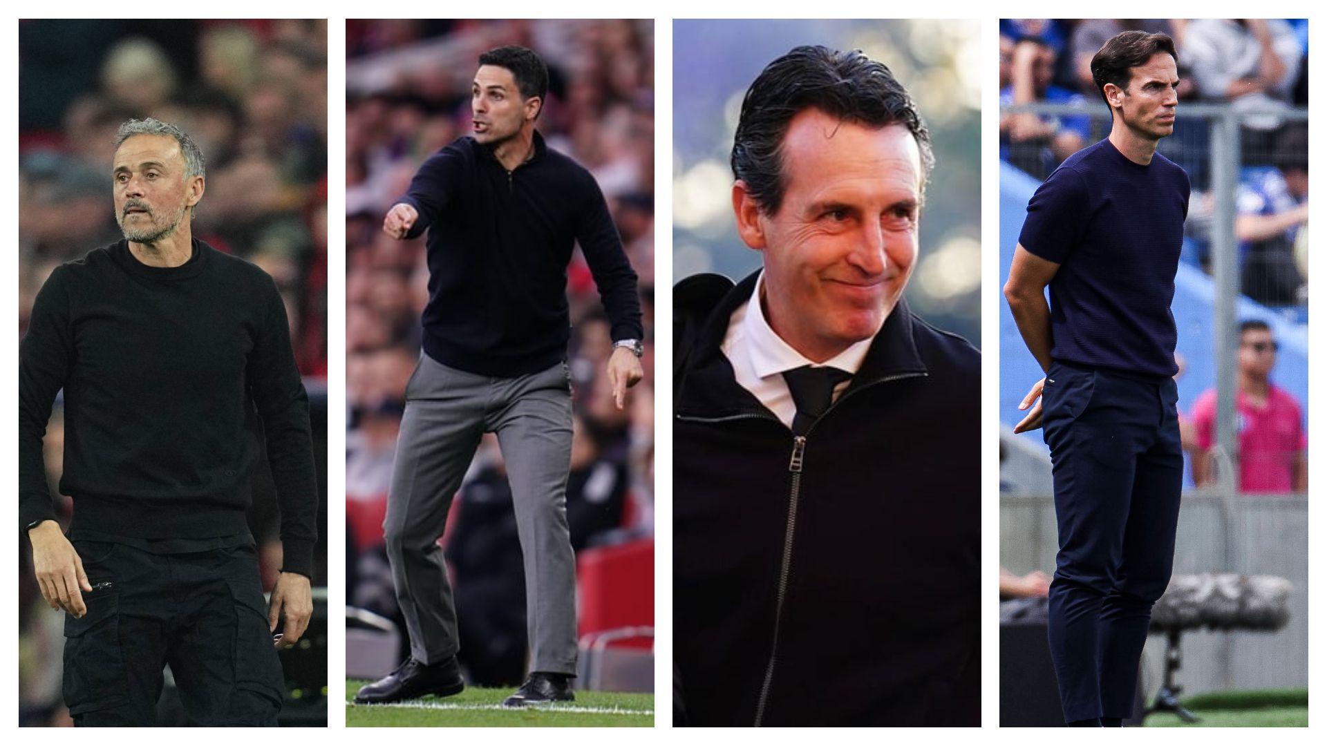 Luis Enrique, Arteta, Unai Emery e Iñigo Pérez marcan el dominio de España en Champions, Europa League y Conference